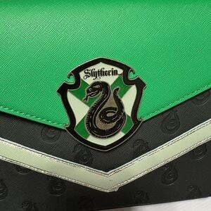 Green and Black Slytherin Clutch